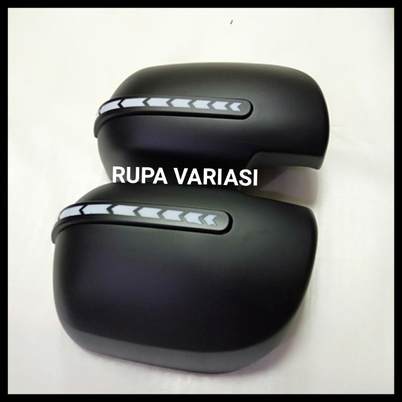 mirror cover TUTUP spion toyota fortuner LAMA / hilux lampu sein running 2004 sd 2015 2005 2006 2007 2008 2009 2010 2011 2012 2013 2014 hitam chrome crome carbon