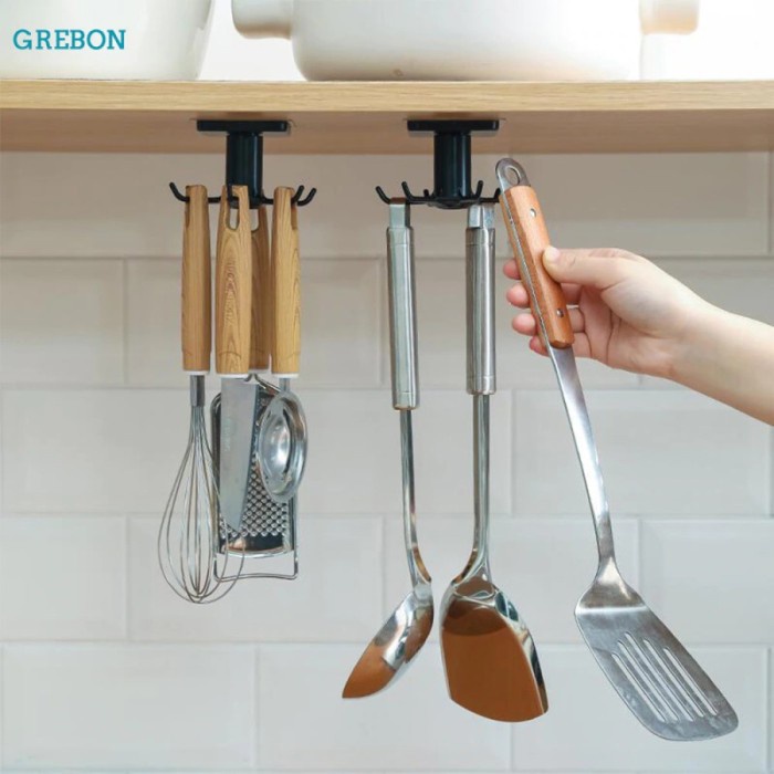 Rak set Hanger Gantungan Peralatan Dapur Masak Centong Spatula