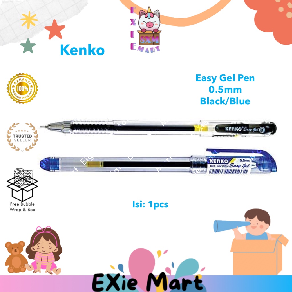

KENKO EASY GEL PEN / BOLPOIN TINTA GEL / PULPEN ISI GEL 0.5MM