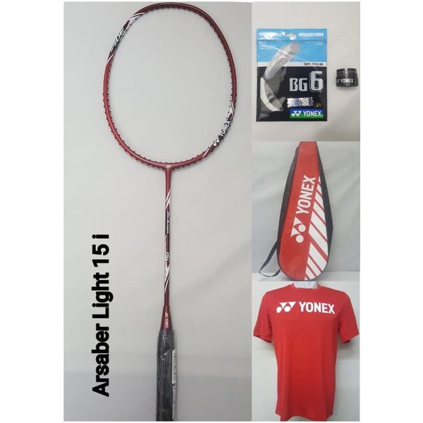 Miliki Raket Badminton Bulutangkis YONEX ARC SABER LIGHT 15i EX original Berkualitas