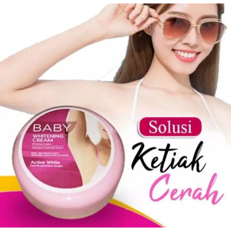 PROMO COD.!! BABY WHITENING CREAM / Krim pemutih Badan