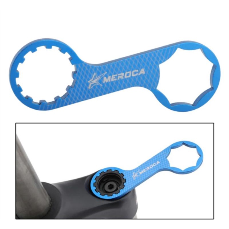 Meroca Kunci Fork SR Suntour XCM XCR XCT Kunci Fork RST Kunci Pembuka Fork Suntour Biru