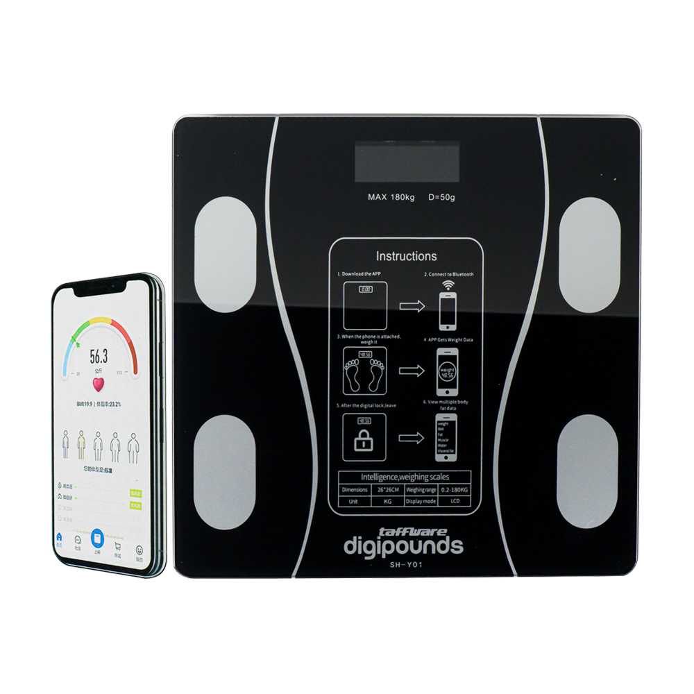 Timbangan Badan Digital Multifungsi Timbangan Badan Digital Terkoneksi Handphone Health Scale 180KG