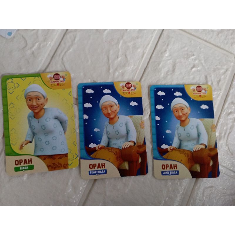 Kartu Choki-choki Upin Ipin AR Scan Min 5 pcs bisa Mix