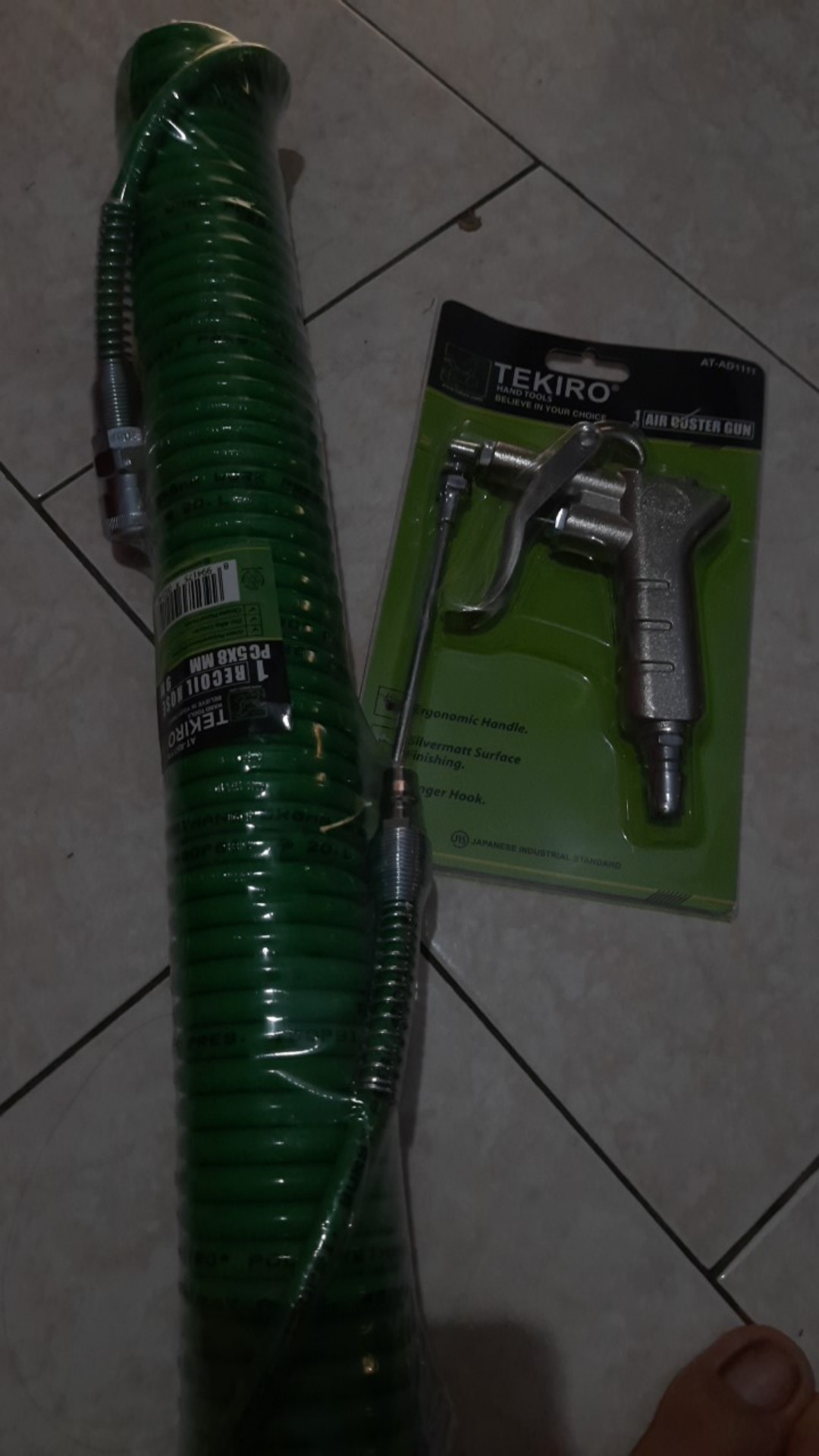 (tekiro)paket Selang Recoil + Air Duster Tekiro
