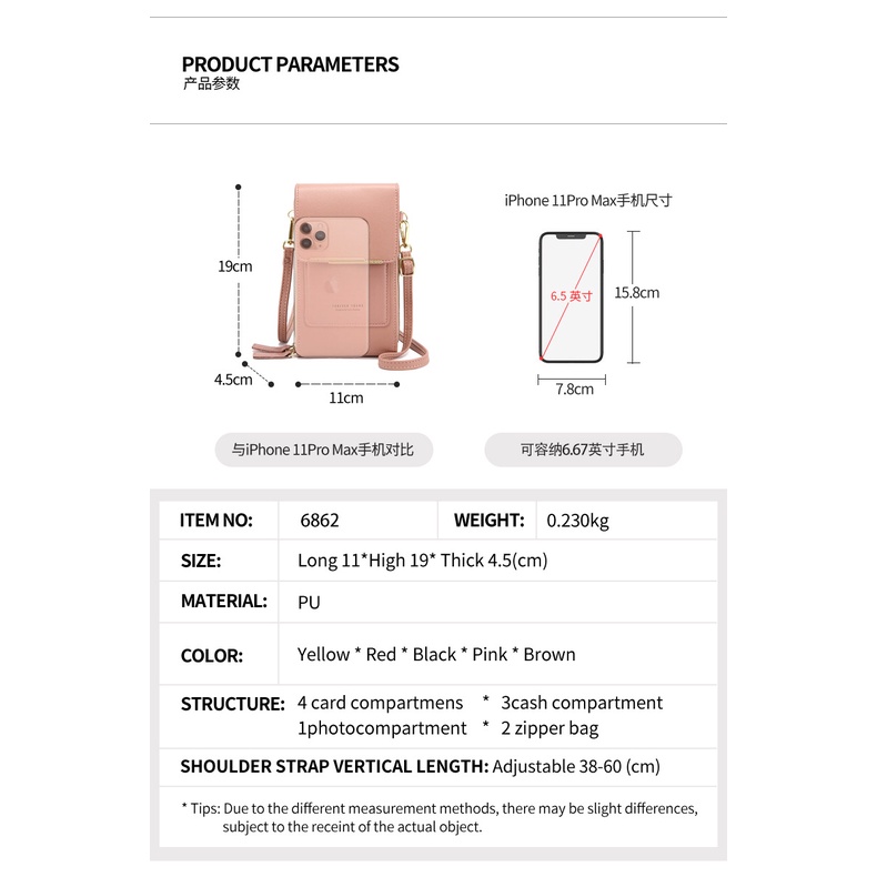 Tas Wanita Tas Selempang Slempang Wanita ImportTas Dompet Mini Slingbag HT6862