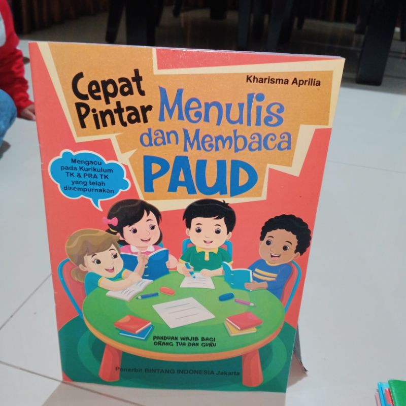 buku cepat pintar menulis dan membaca 48 halaman( 21×28cm)