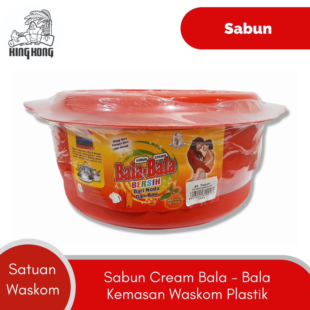 Sabun Cream Bala-Bala Kemasan Waskom Plastik - Sabun Colek