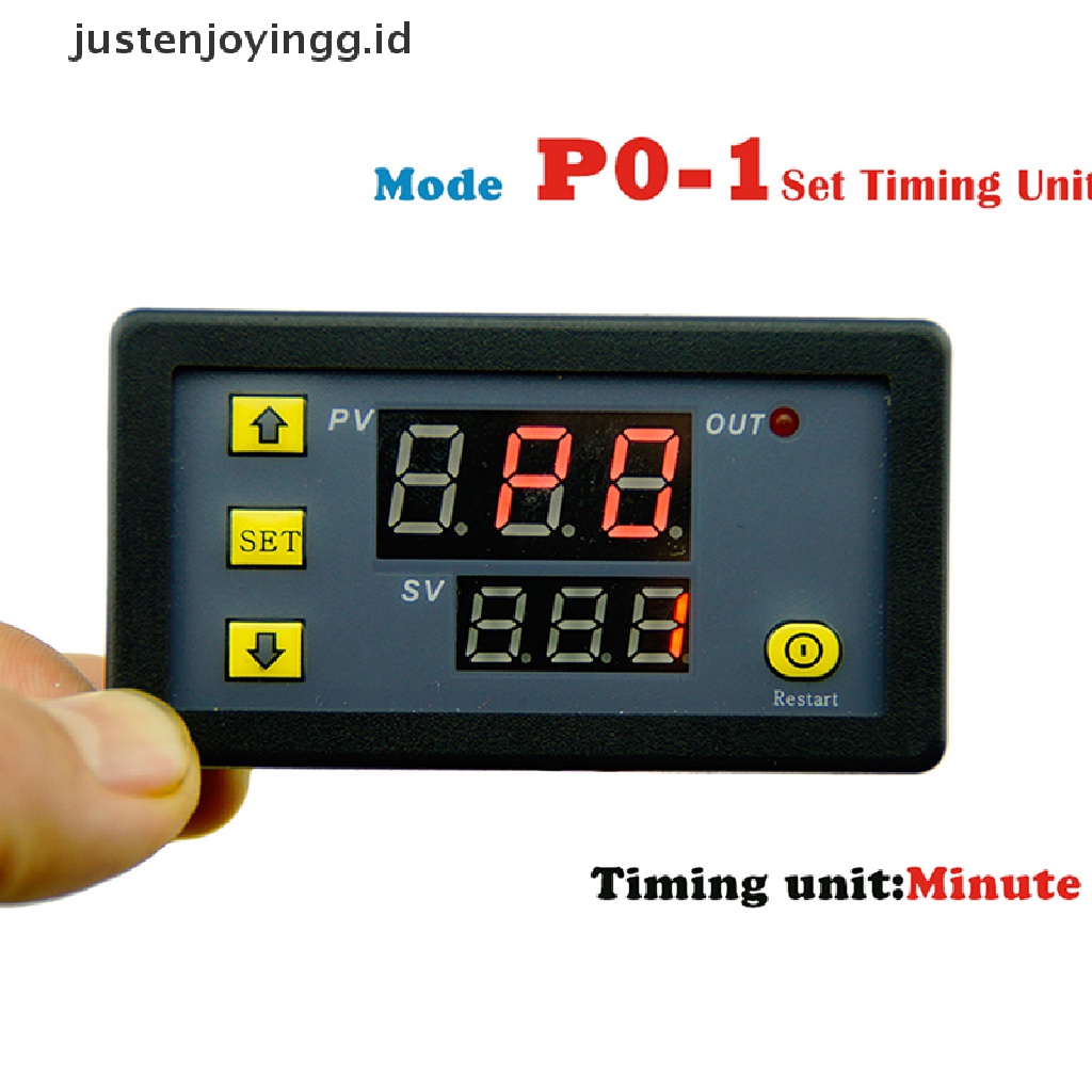 Modul Timer Delay Relay Digital 0-999h 12V 20A DC Untuk Sepeda