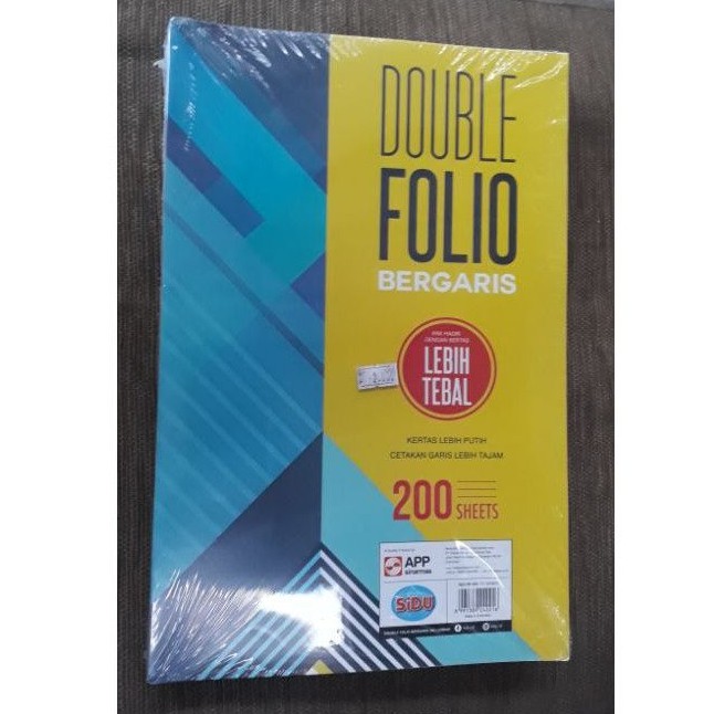 

Kertas Folio Bergaris