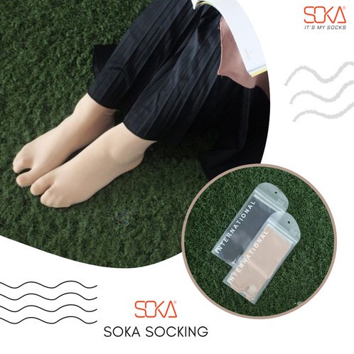 Soka Kaos Kaki Tipis Socking International Size L