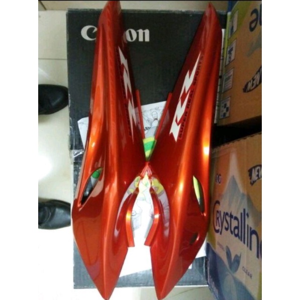 Cover Body Belakang Ninja RR New Orange Striping 2015 Original Kawasaki