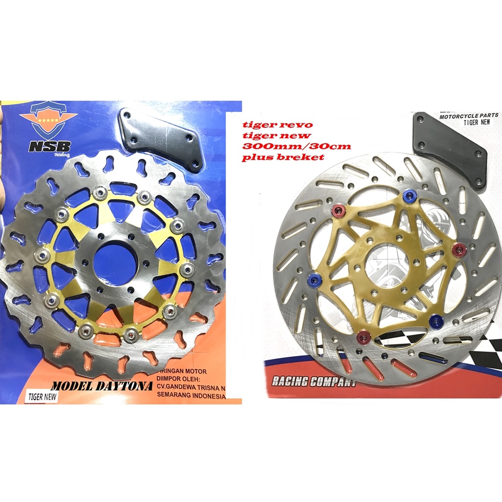 PIRINGAN CAKRAM DEPAN TIGER REVO PLUS BREKET 300MM disc brake front TIGER NEW 300MM PLUS BREKET