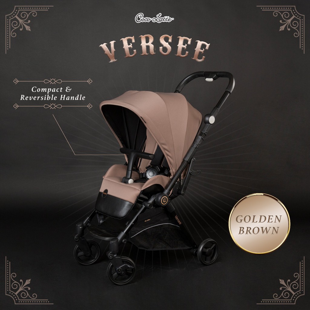 Makassar - Stroller Hadap Ibu Cocolatte Versee Reversible Handle Kereta Dorong Bayi