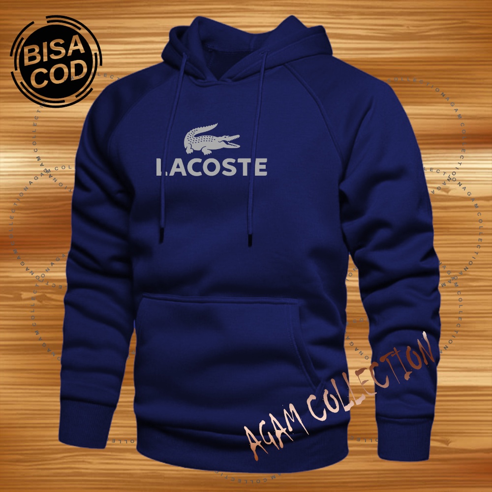 Agam collection Sweater Hoodie Distro Lacos TE Premium Text Silver Atasan Pria Wanita Big Size