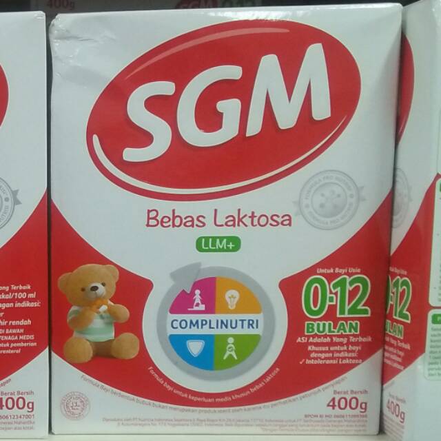 SGM bebas laktosa LLM 400gram