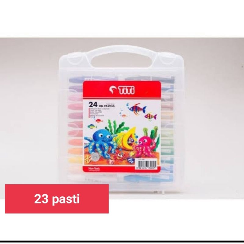

crayon oil pastel Titi 24 warna original