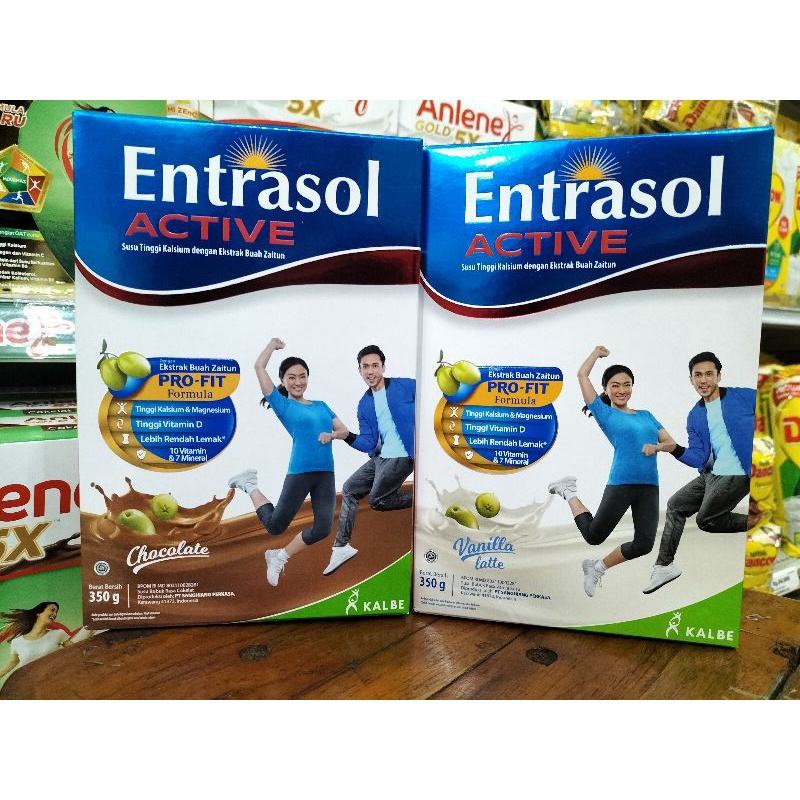 

Entrasol Active Vanilla Cokelat 350gr Susu tinggi kalsium