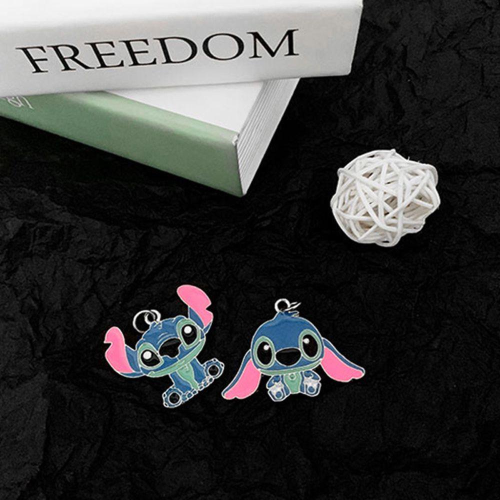 Nickolas1 Lilo &amp; Stitch Liontin Aksesoris Lucu Kalung Hadiah Ornamen Perhiasan Anime Necklace