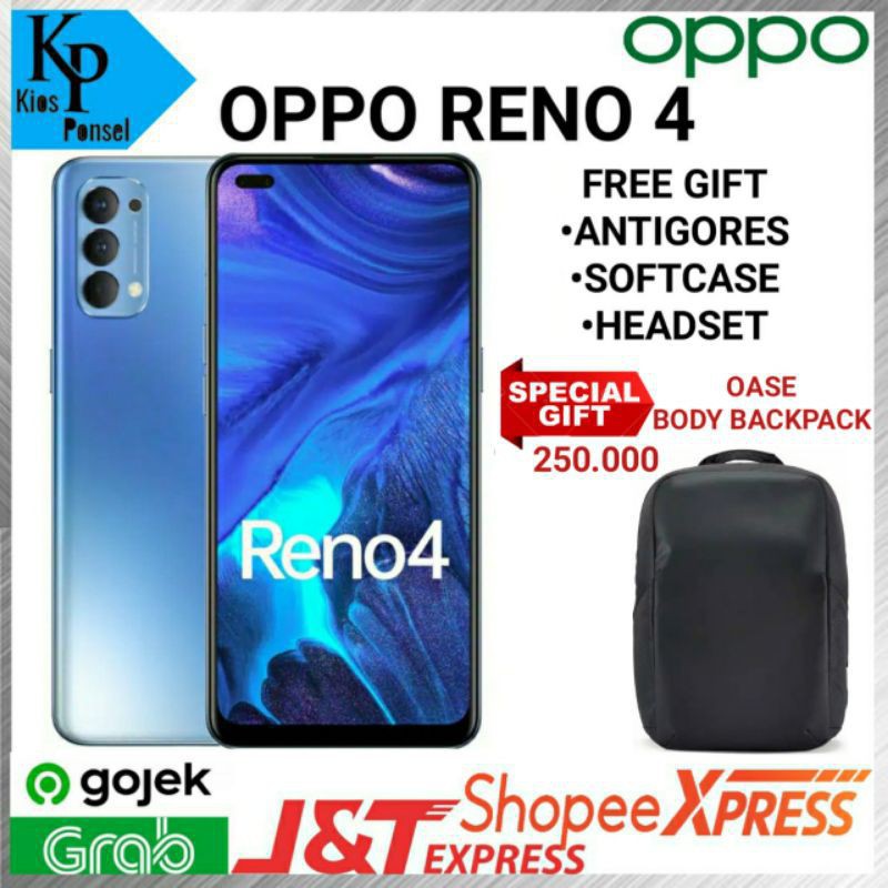 PROMO SPESIAL AKHIR TAHUN  PROMO MURAH HP Oppo Reno 4 Ram 8GB/128GB Garansi Resmi PROMO SPESIAL