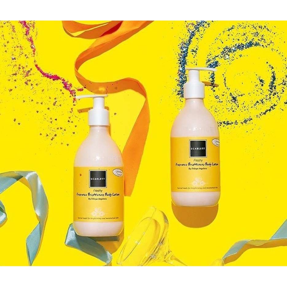 Scarlett Whitening Body Lotion Freshy - Scarlett Lotion Pemutih Kulit 300 ML