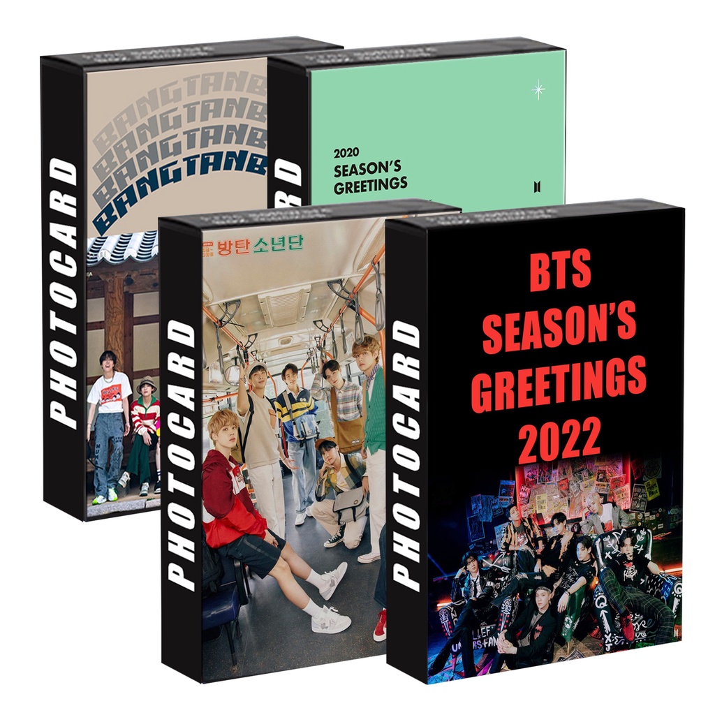 Photocard bts season greetings grup 1pack isi 25pcs