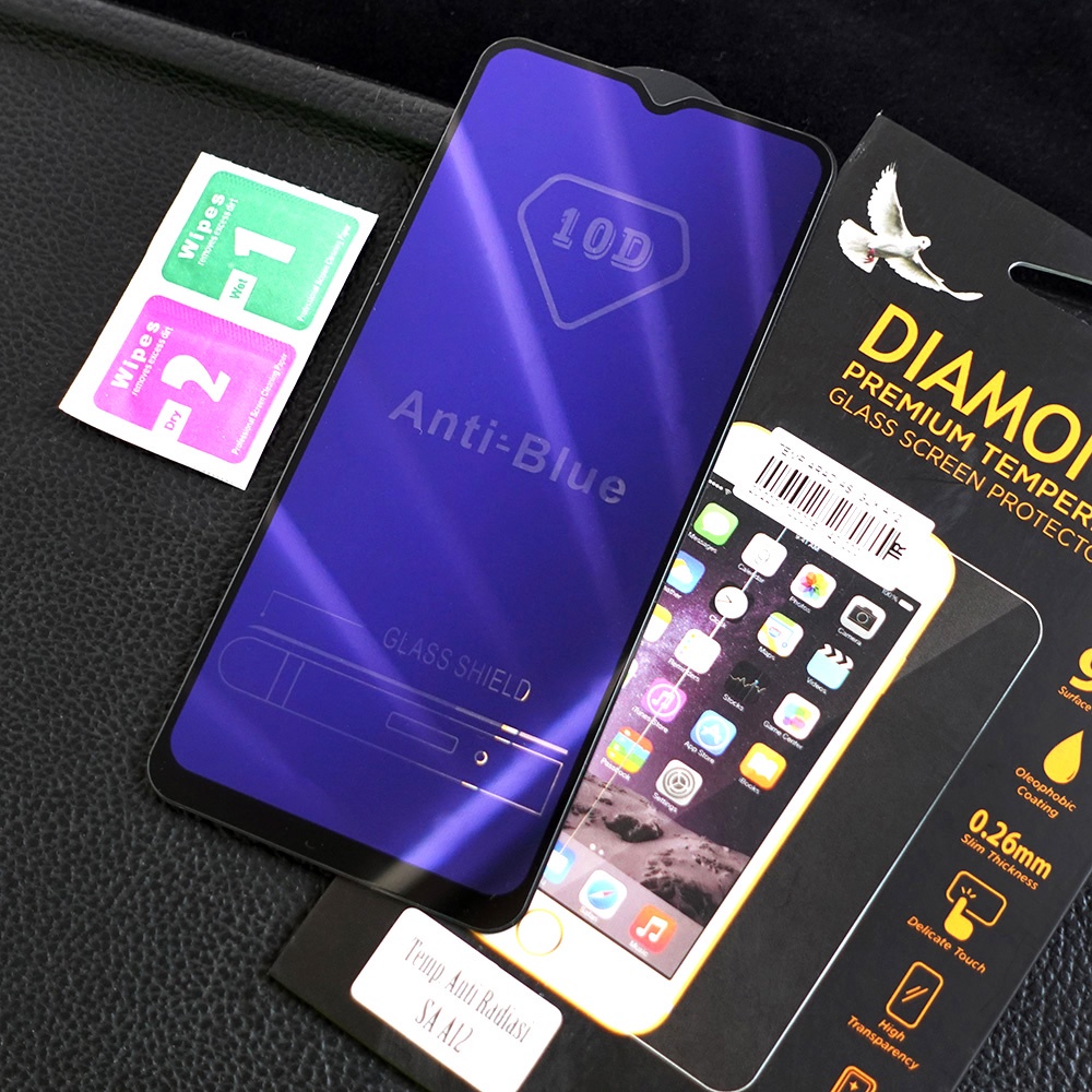 TEMPERED GLASS BLUE LIGHT ANTI RADIASI SAMSUNG A12 A30 A31 A32 A51 A52 A72 TEMPERED GLASS FULL ANTI RADIASI