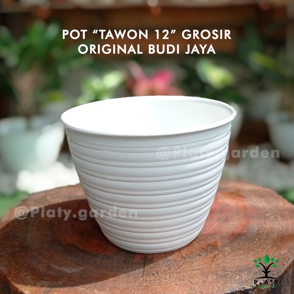 Pot Tawon Original 12 cm Pendek | Pot Tanaman Hias Model Tawon Original Budi Jaya