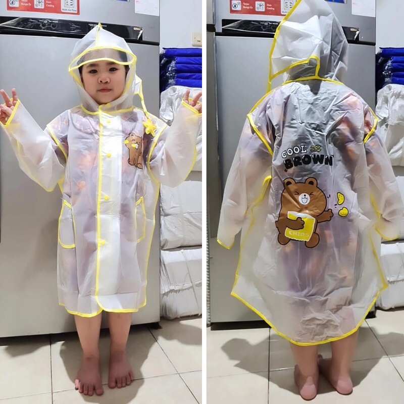 JAS HUJAN ANAK-ANAK RAINCOAT JH-895-NEW-Karet-BAHAN EVA BAGUS