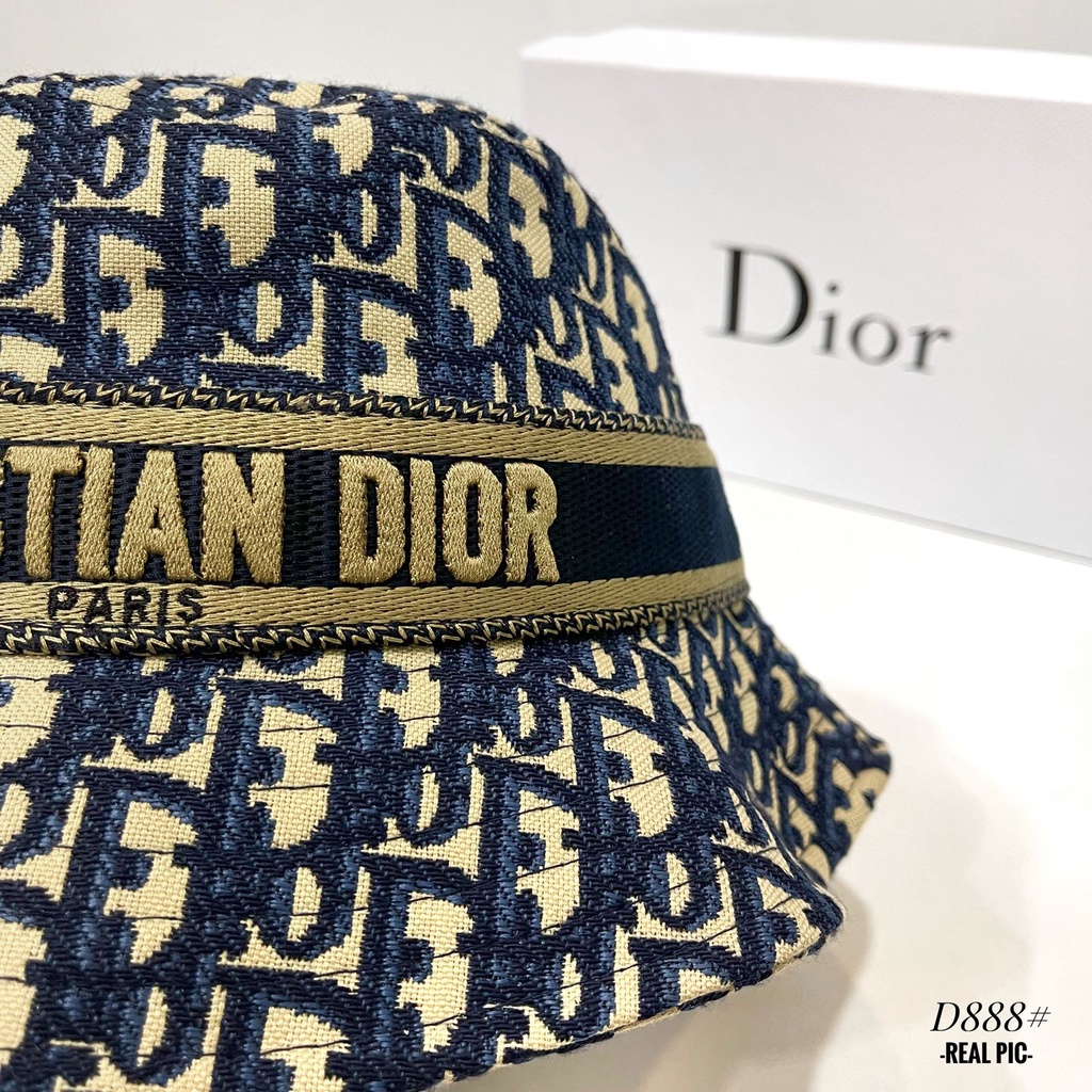 D-Oblique Small Brim Bucket Hat #D888