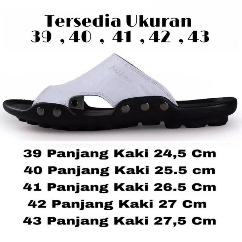 SCATTER//Sandal Pria Distro Terbaru 2022/Sandal Selop Pria Dewasa Korea Terlaris