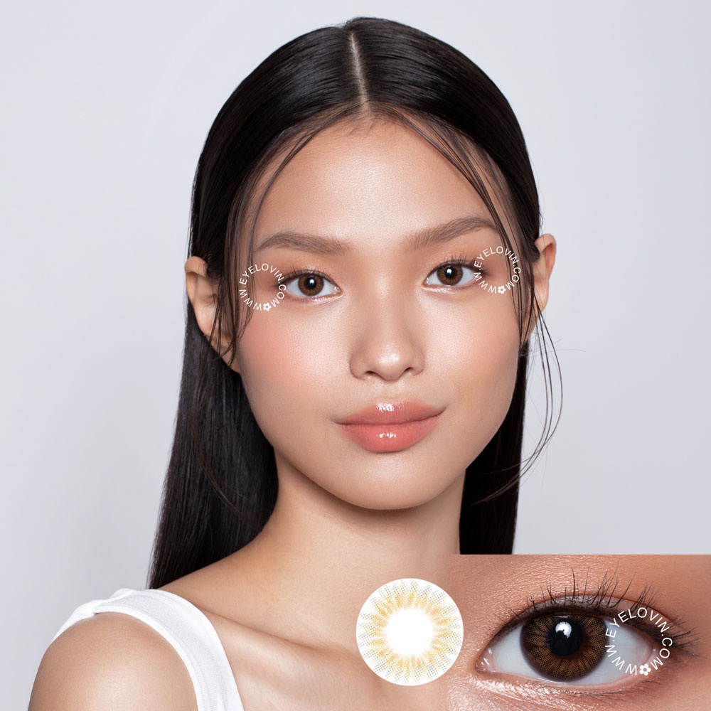 Eyelovin x VA Makeup Artist Softlens Mite Clair - Blush Brown