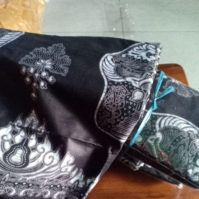 Gus Azmi / Sarung Batik / Sarung Batik Anak Gunungan Wayang Prada Silver / Gold - Anak Sd /smp / Sma