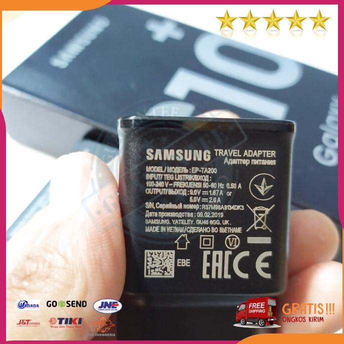 Acc Hp Charger Samsung Galaxy S10 S10+ S10E M20 Fast Charging Original