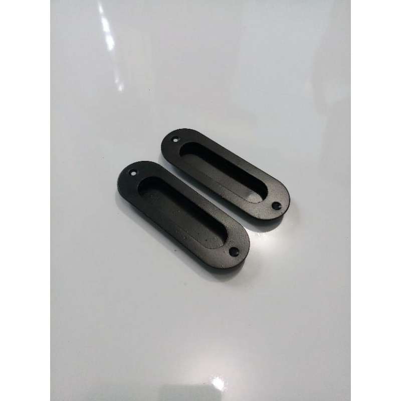 Tarikan kom Oval HITAM / Handle kom / Tarikan pintu dorong sliding