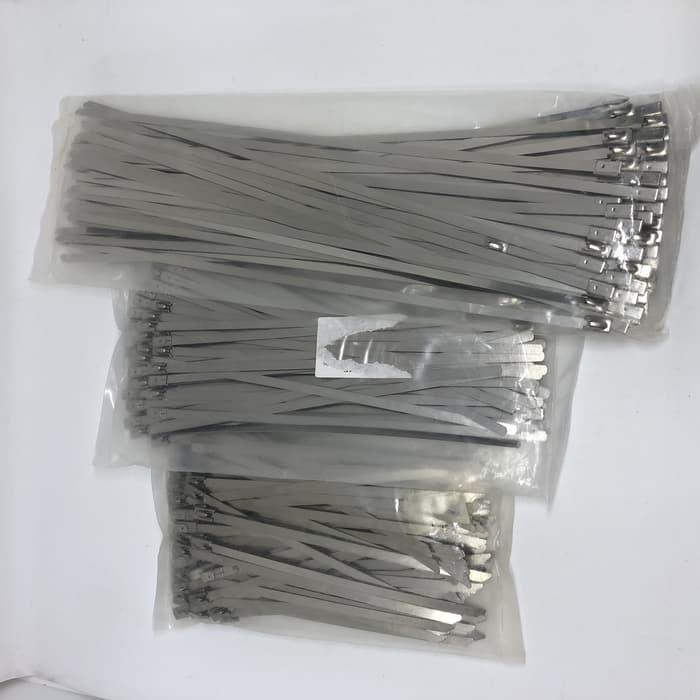 

Stainless Cable Ties - Kabel Tis Stainless 4.6 x 400 mm 40 cm - 100pcs