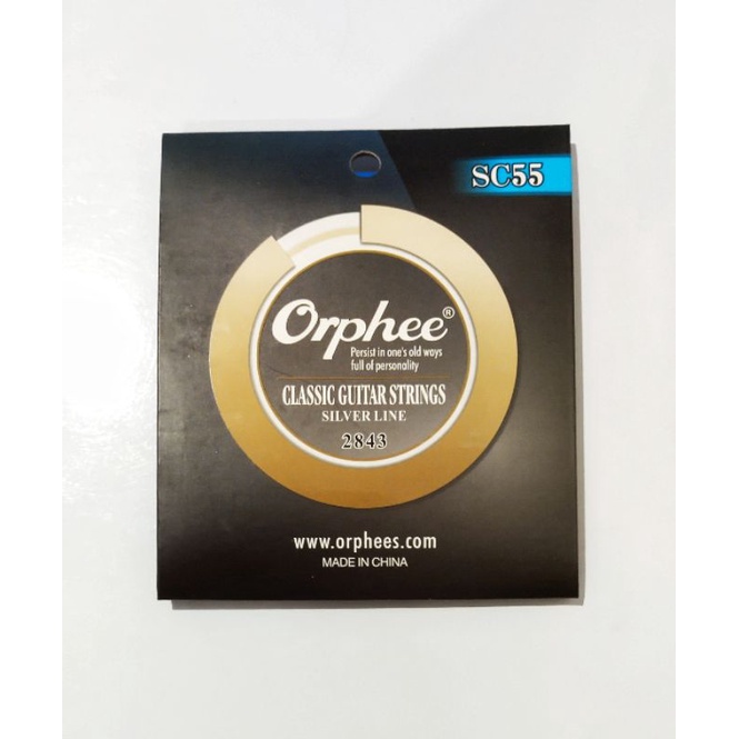 Senar gitar klasik Orphee SC55 senar gitar akustik klasik Orphee Silverline nylon core