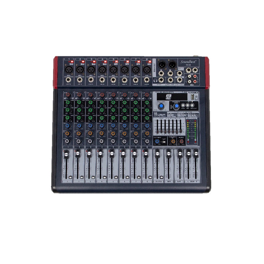 Mixer Soundbest FX 8 FX8 FX-8 Audio Mixer 8 Channel Original