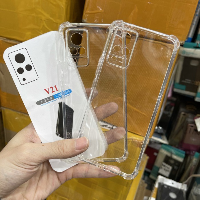 VIVO V21 PREMIUM SILIKONE AIRBAG 1.5MM CAMERA PROTECTOR