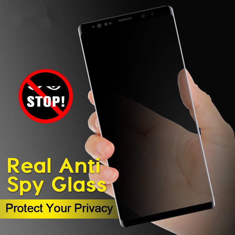 Pelindung Layar Tempered Glass 3D Curved Anti spy Untuk Vivo IQOO Neo5 Neo5s Neo6 Neo6se Pro U5x Z1 Z5x 3 5 7 8 U3 Tx1