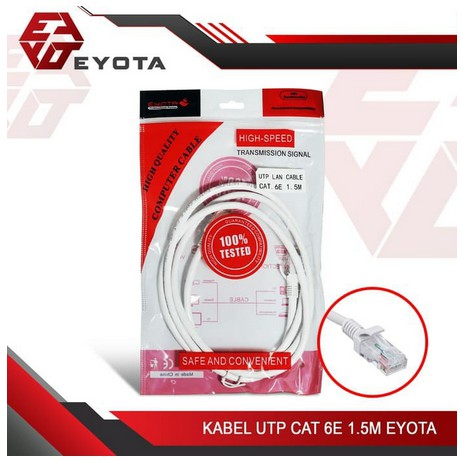 KABEL LAN 1.5 METER EYOTA CAT 6 / UTP 1.5 M / LAN 1.5M