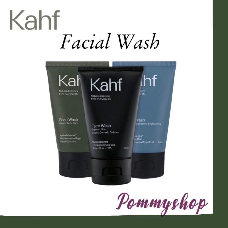 Kahf Men Face Wash 100ml | Oil &amp; Acne Control | Skin Enegry &amp; Brightening | Oil &amp; Comedo