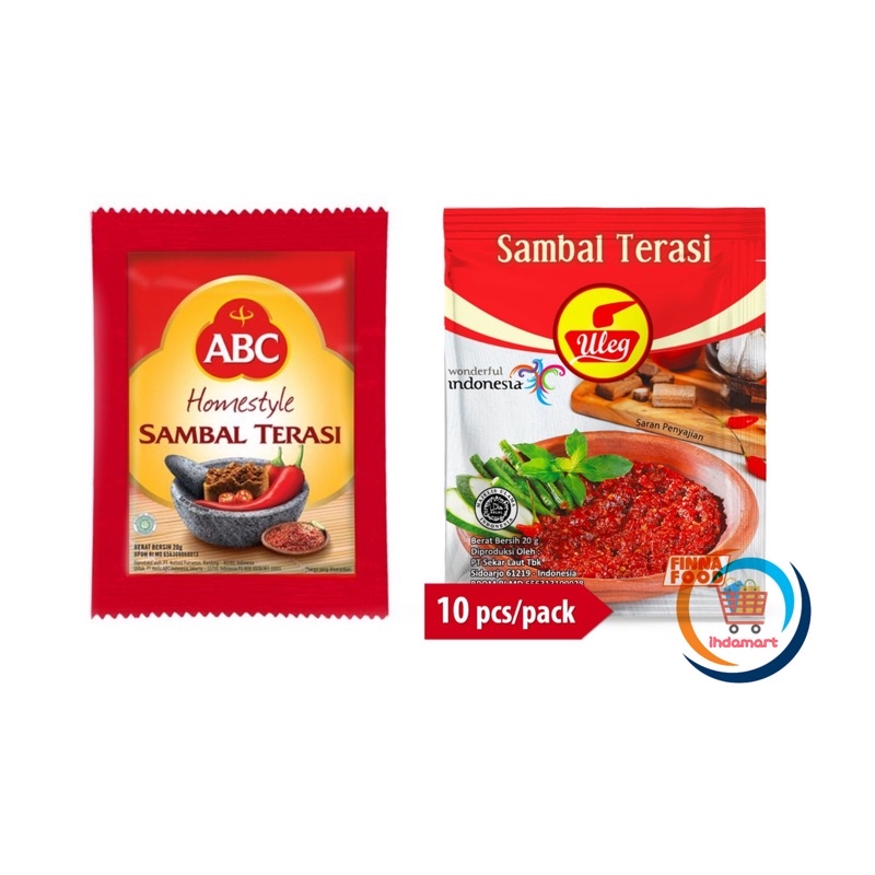 Sambal Terasi Sachet 20 gr Isi 10 pcs