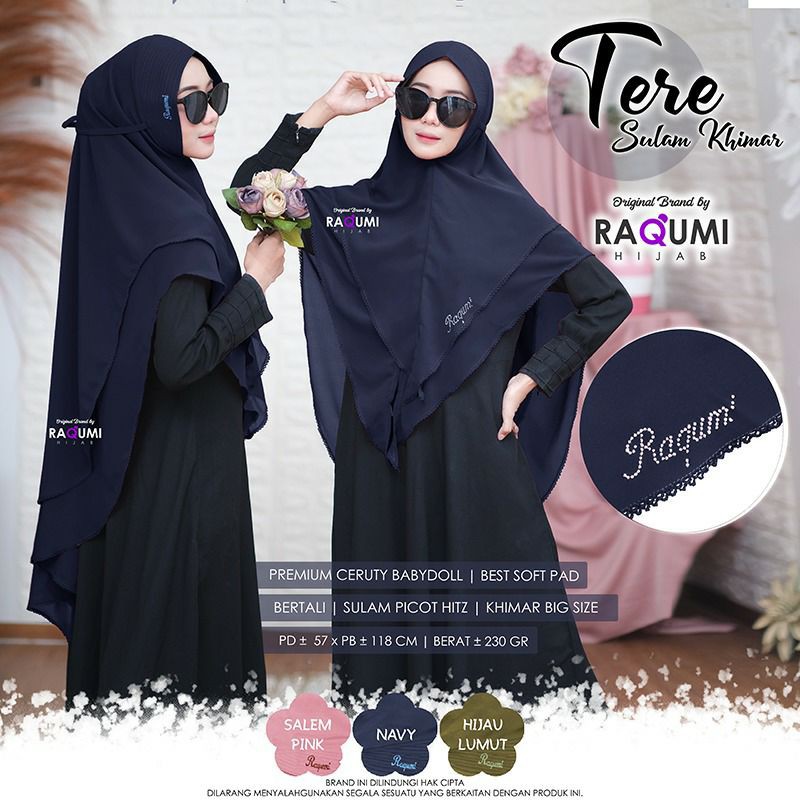 hijab TERE SULAM KHIMAR ORI RAQUMI HIJAB