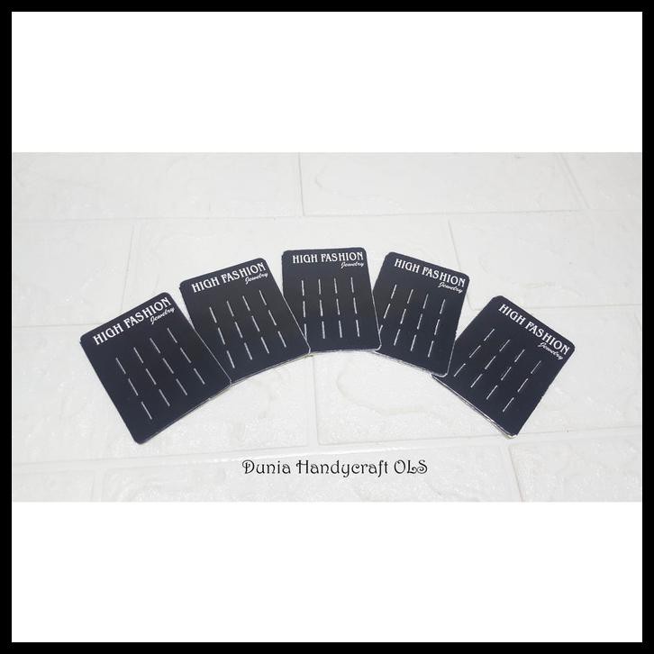 

CARD KARTU / DISPLAY / GANTUNGAN BROS / ANTING KERTAS KOTAK - PUTIH
