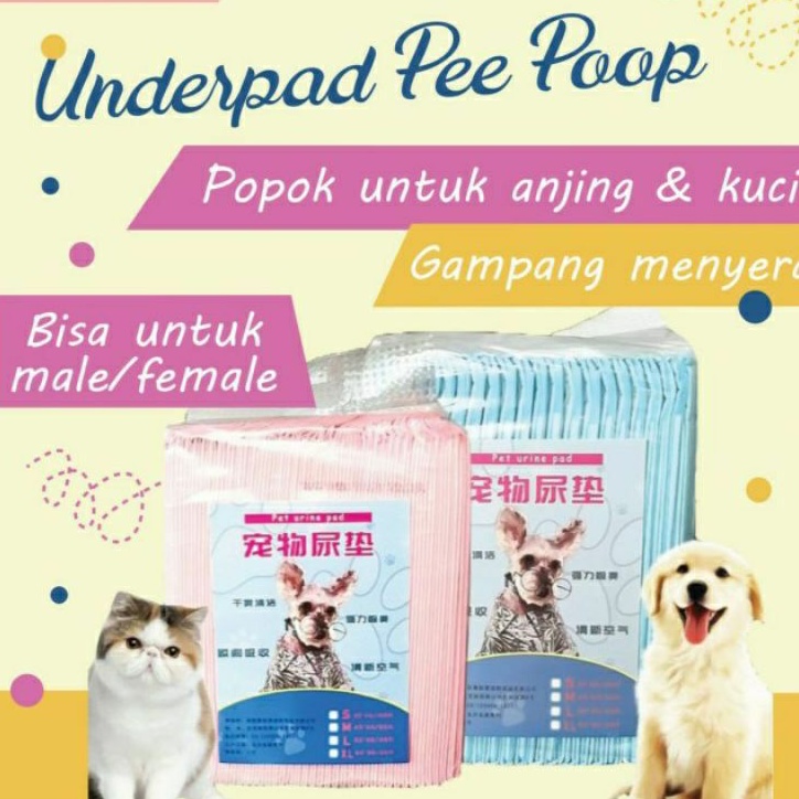 Ped underpad Pee pad for peeing dogs dog underpad amimal repellent / alas kencing anjing kucing