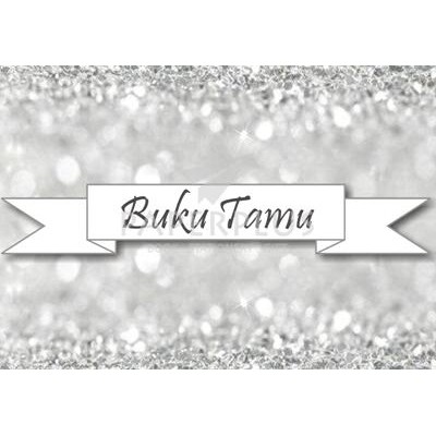 

Buku Tamu Kancing Pita Silver Kode 534