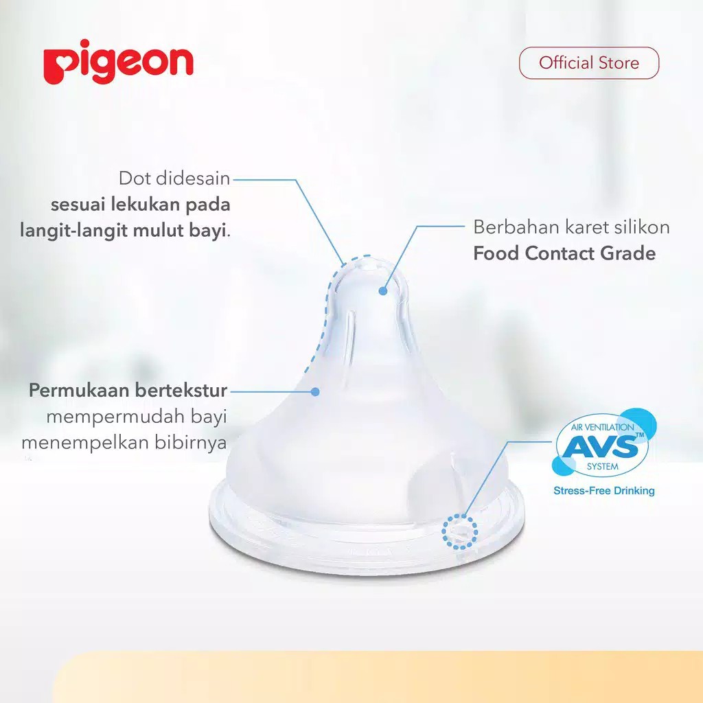PIGEON NIPPLE SOFT TOUCH 2'S (ORIGINAL)