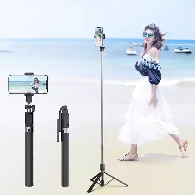 【COD】Jovitech Tripod Bluetooth Selfie Stick Portabel Tongsis Tripod With Remote Control for Smartphone - TR03