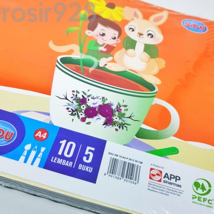 

(HARGA SPESIAL) Drawing Book / Buku Gambar A4 Sidu (isi 5)